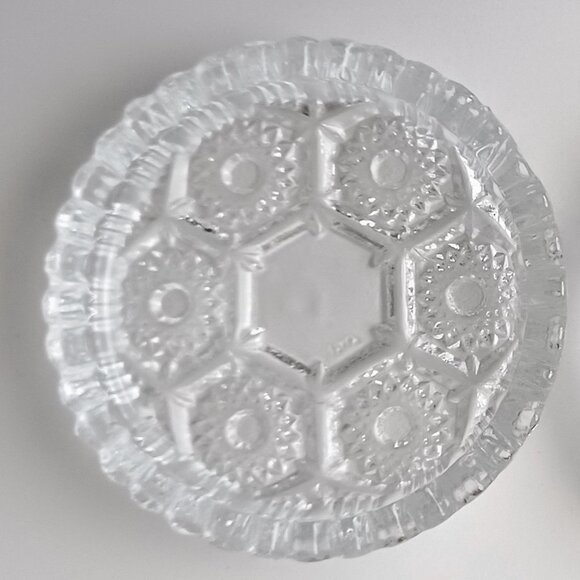 Two Vintage Crystal Ashtrays from Italy - Picture 3 of 6